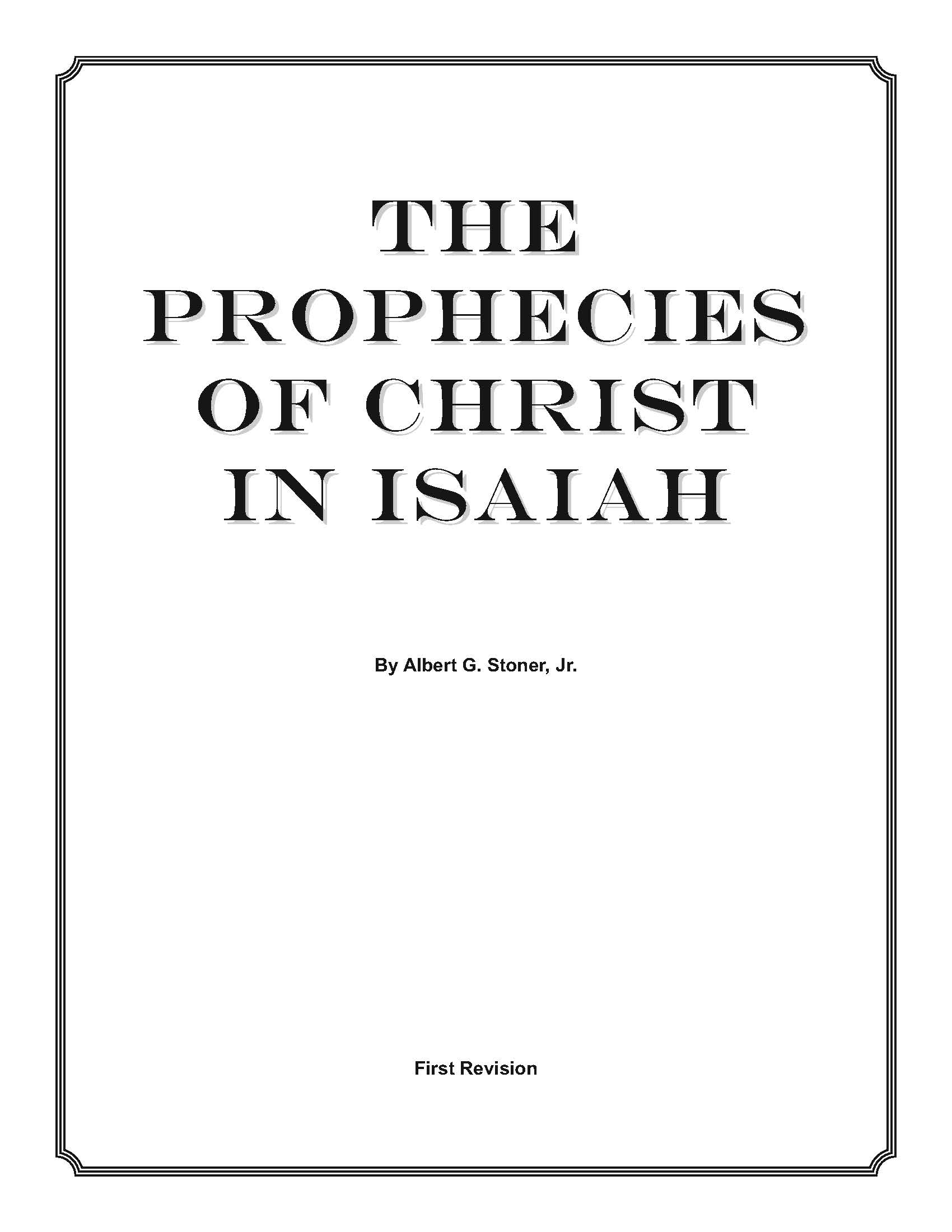 Prophecies of Christ